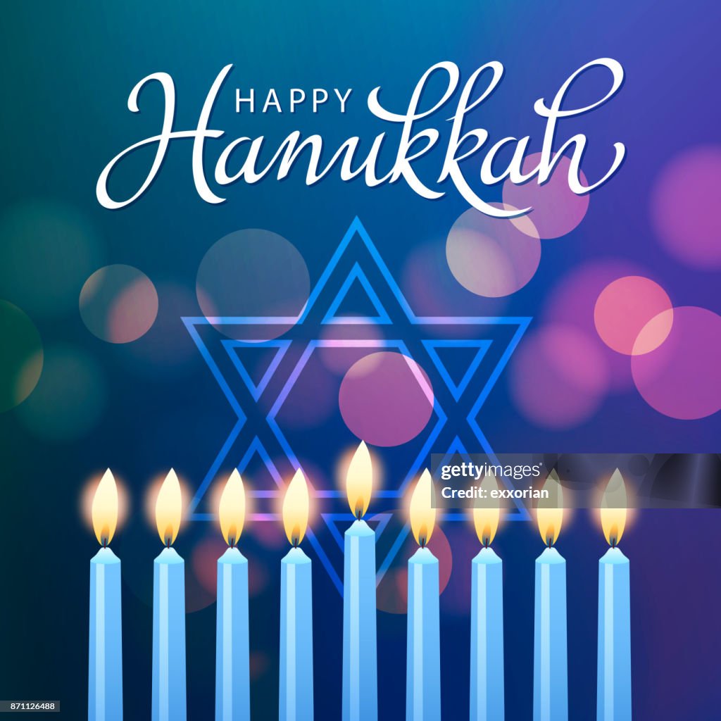 Hanukkah feest van licht