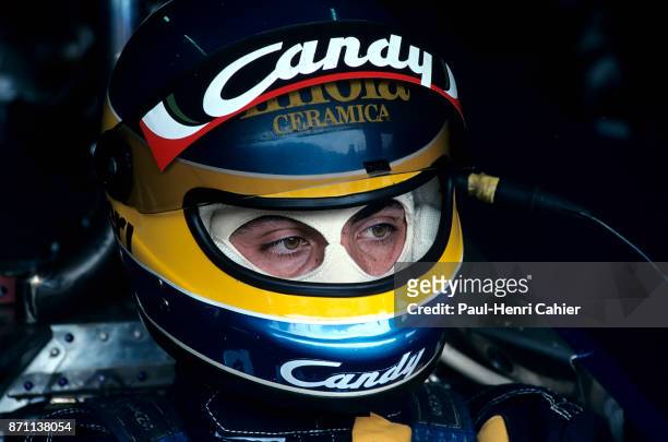 Michele Alboreto, Tyrrell-Ford 011, Grand Prix of Belgium, Circuit Zolder, 09 May 1982.