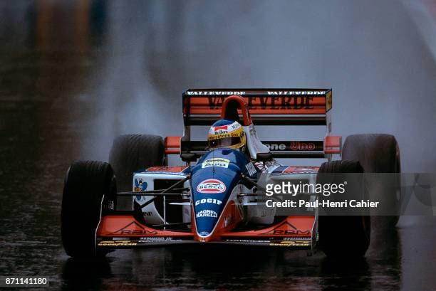 Michele Alboreto, Minardi-Ford M194, Grand Prix of Belgium, Circuit de Spa-Francorchamps, 28 August 1994.