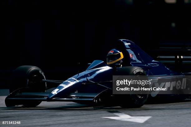Michele Alboreto, Tyrrell-Ford 018, Grand Prix of Monaco, Circuit de Monaco, 07 May 1989.