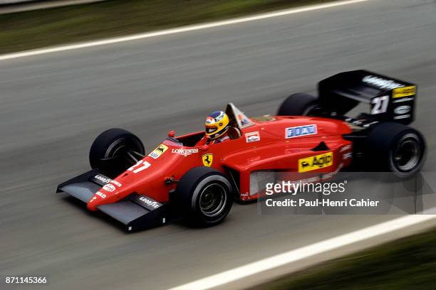 Michele Alboreto, Ferrari 156/85, Grand Prix of Portugal, Autodromo do Estoril, 21 April 1985.