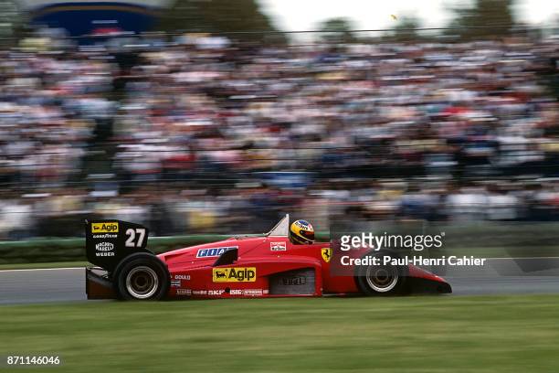 Michele Alboreto, Ferrari 156/85, Grand Prix of Canada, Circuit Gilles Villeneuve, 16 June 1985.
