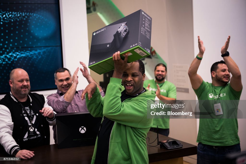 Inside The Microsoft Corp. Xbox One X Launch Event