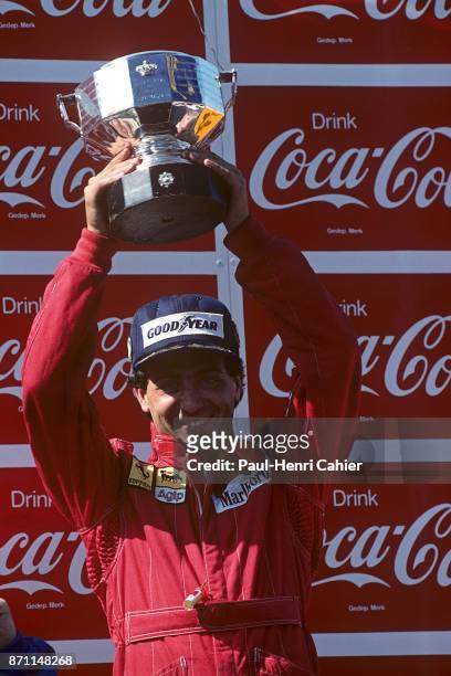 Michele Alboreto, Ferrari 126C4, Grand Prix of Belgium, Circuit Zolder, 29 April 1984.