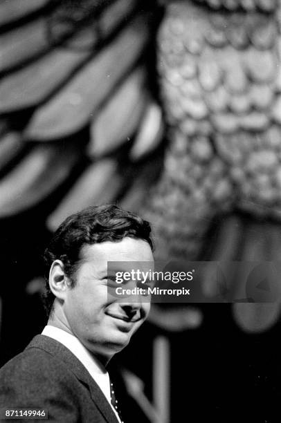 Brian Epstein pictured intside The Saville Theatre, Shaftsbury Avenue, London. Mr Epstein has bought a controlling interest in the theatre, 11th June...