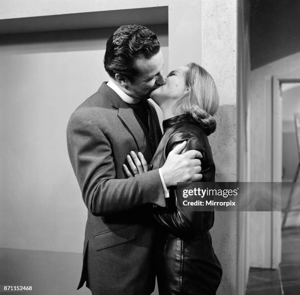 Yes, its happened in The Avengers at last, after 33 episodes and two seasons, Cathy Gale gets a lingering kiss from John Steed, It will be on the...