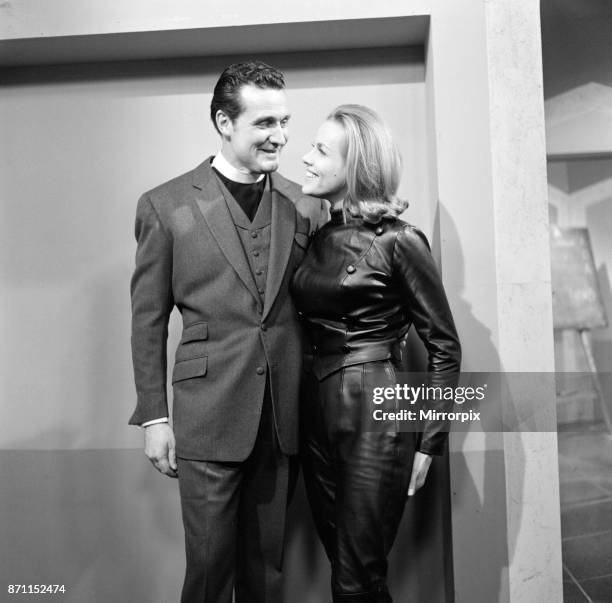 Yes, its happened in The Avengers at last, after 33 episodes and two seasons, Cathy Gale gets a lingering kiss from John Steed, It will be on the...