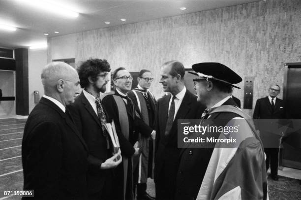 The Duke of Edinburgh meets Piers Corbyn. The Queen and The Duke of Edinburgh visit Imperial College of Science and Technology, to open the new...