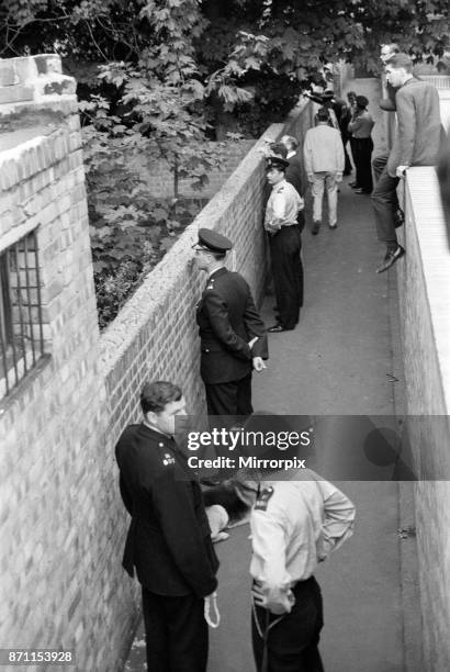 Squads of detectives and uniformed police searching for Harry Roberts, who is wanted for interview about the shootings of three London police...