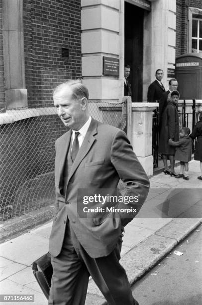 Court hearing into the murder of three police men at West London Magistrates Court. Pictured, Oliver Nugent, prosecuting for the Crown, 15th...