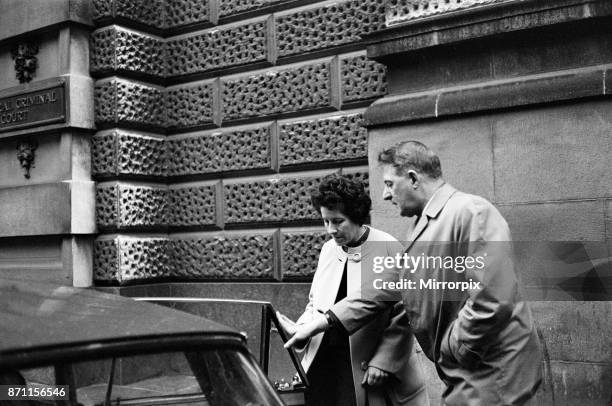 Shepherds Bush Murder trial at the Old Bailey. Lillian Perry, who gave evidence, 15th November 1966.