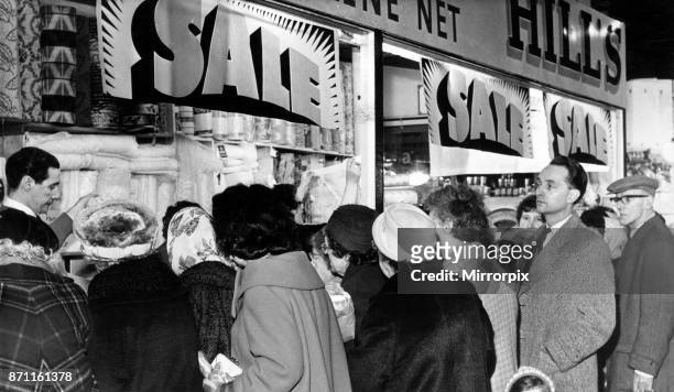 Newly opened St John's Retail Market, Liverpool, 28th February 1964.