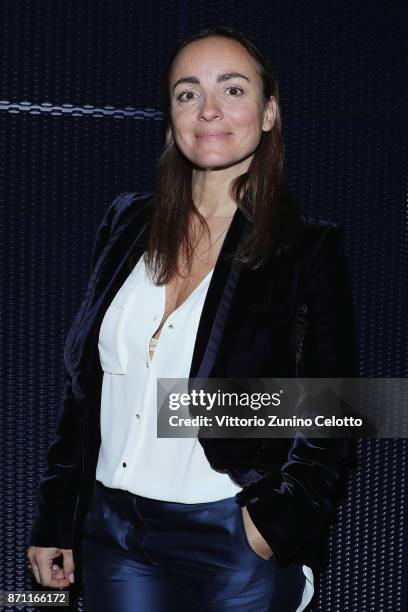 Camila Raznovich attends the Opening Garage Italia Milano press conference on November 7, 2017 in Milan, Italy.