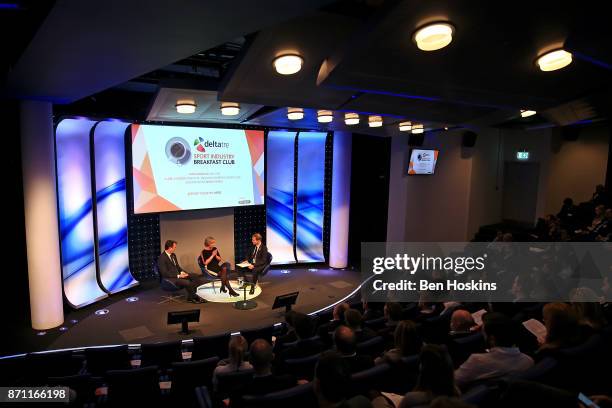 General view during the Deltatre Sport Industry Breakfast Club on November 7, 2017 in London, England.