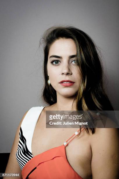 Model Lorenza Izzo is photographed for Grazia Magazine on September, 2015 in Deauville, France.