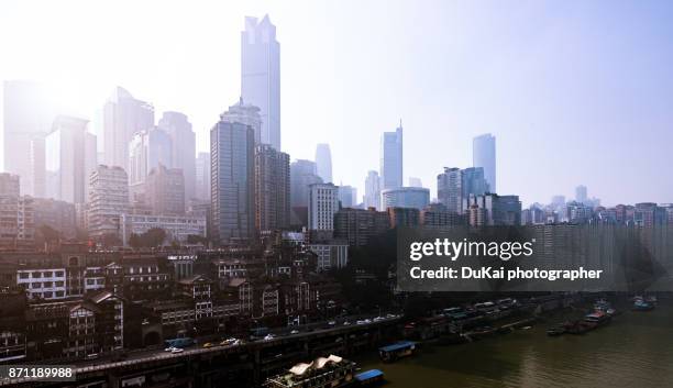 china, chongqing, hongyadong, - chongqing hongyadong stock pictures, royalty-free photos & images