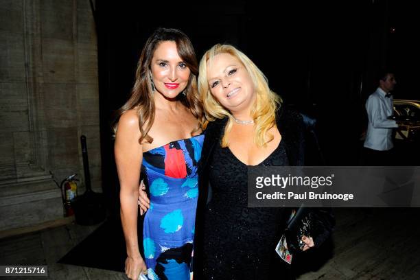 Cheryl Crist and Amelia Doggwiler attend the Event Name: ARTrageous Gala Dinner + Art Auction Celebrating Hour Children 30th Anniversary at Cipriani...