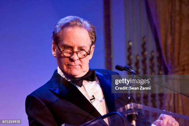 Kevin Kline hosts The 2017 Drama League Benefit Gala Honoring Steve Martin at The Plaza on November 6, 2017 in New York City.