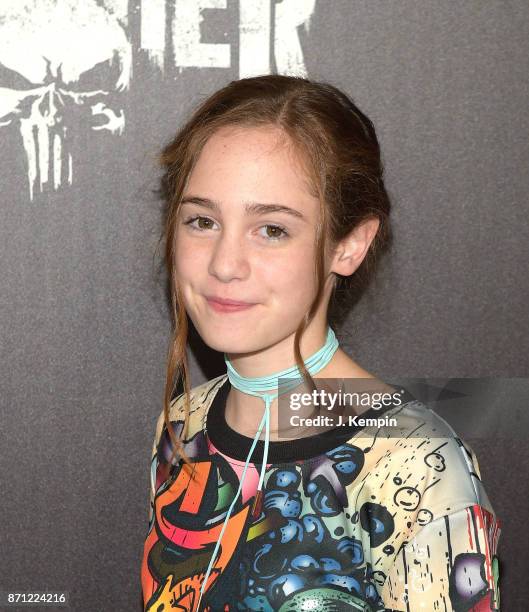 Actress Ripley Sobo attends the "Marvel's The Punisher" New York Premiere on November 6, 2017 in New York City.