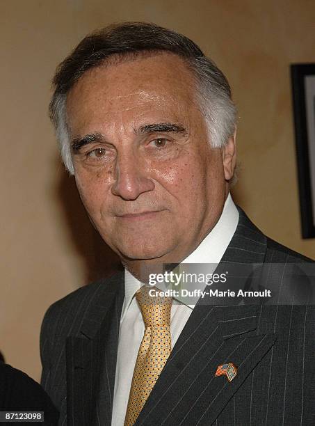 Actor Tony Lo Bianco attends a display of never before seen Frank Sinatra photos at Patsy's on May 11, 2009 in New York City.