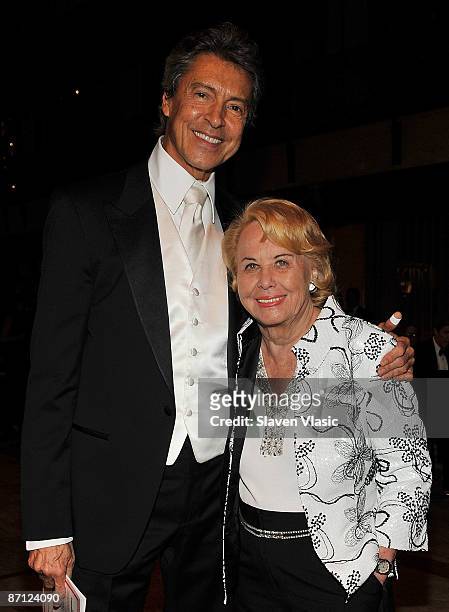 Actor Tommy Tune and journalist Liz Smith attend the Literacy Partners' 25th Anniversary "Evening of Readings" gala at the Koch Theater, Lincoln...