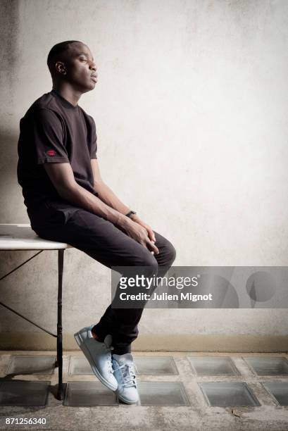 Musician Petite Noir is photographed for Grazia Magazine on July, 2015 in Deauville, France.