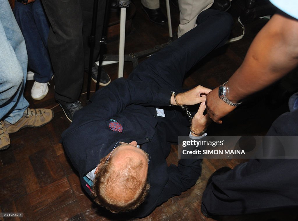 Thomas Cholmondeley, son of the fifth Baron Delamere and... News Photo