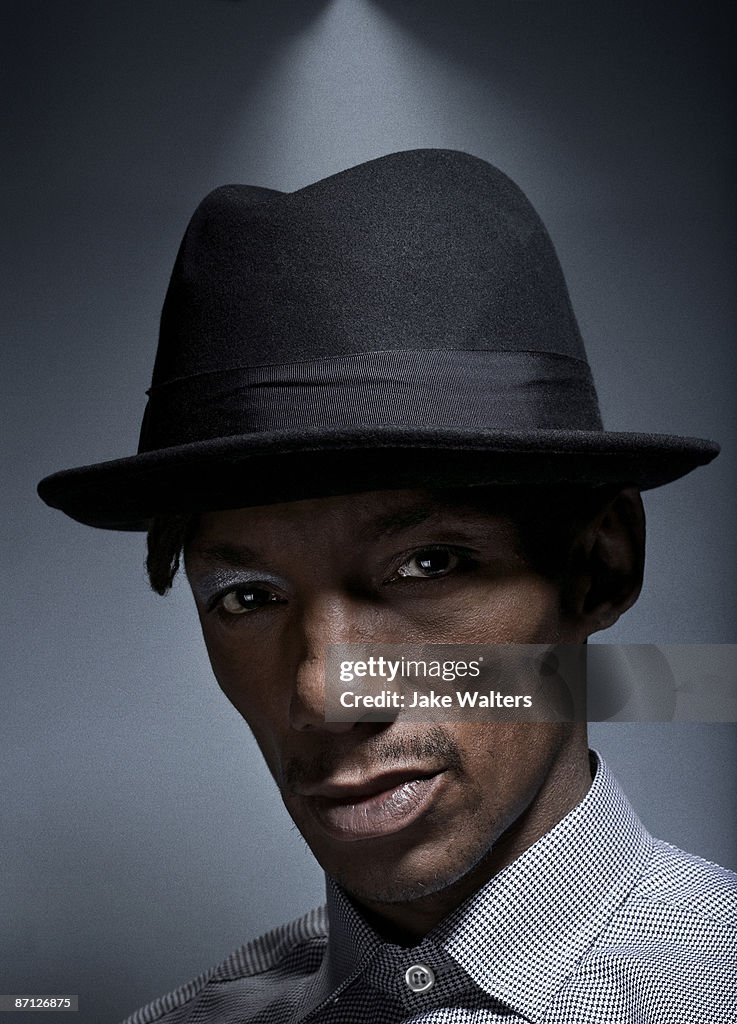 English Rapper Tricky Musician & singer Tricky poses for a portrait shoot in London for the ...