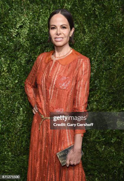 Allison Serafin attends the 14th Annual CFDA/Vogue Fashion Fund Awards at Weylin B. Seymour's on November 6, 2017 in the Brooklyn borough of New York...