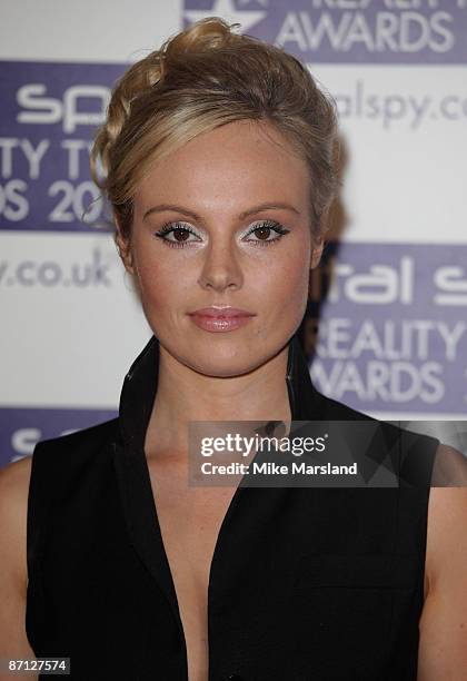 Michelle Dewberry attends the Digital Spy Reality TV Awards at the Victoria House on April 6, 2009 in London, England.