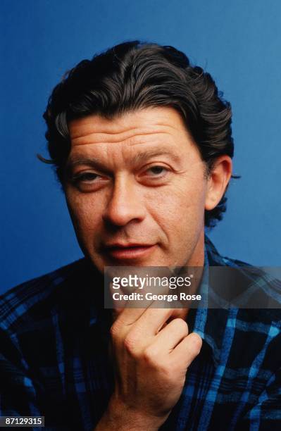 Former lead singer of "The Band," Robbie Robertson, poses during a 1987 Santa Monica, California photo session to promote his first solo album...