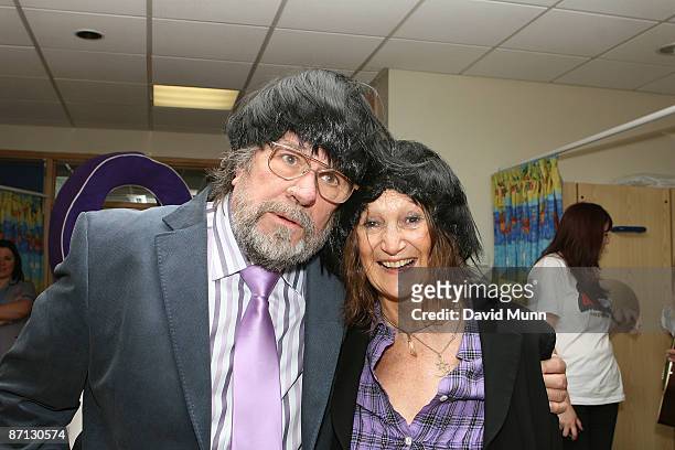 Actor Ricky Tomlinson and Julia Baird, John Lennon's sister launch Beatles Day 2009 at Alder Hey Children's Hospital on May 12, 2009 in Liverpool,...