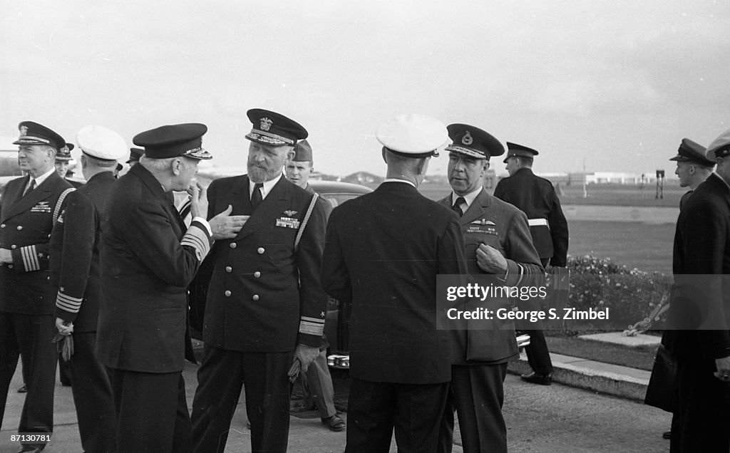 Marshall Tedder With Admirals