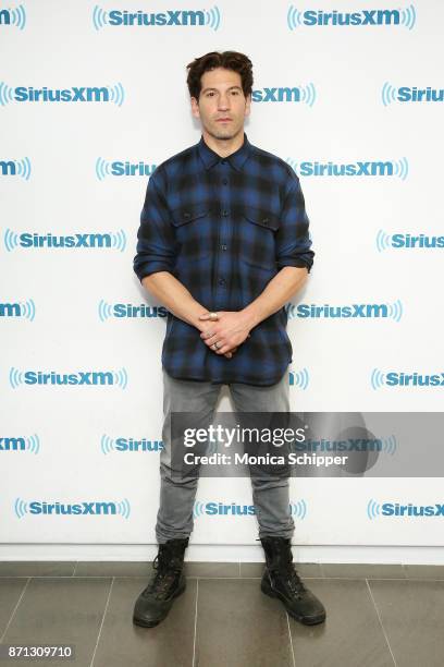 Actor Jon Bernthal visits SiriusXM Studios on November 7, 2017 in New York City.