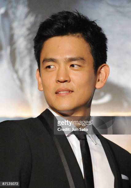 Actor John Cho attends the "Star Trek" Japan Premiere at Shinjuku Milano One on May 12, 2009 in Tokyo, Japan. The film will open on May 29, 2009 in...