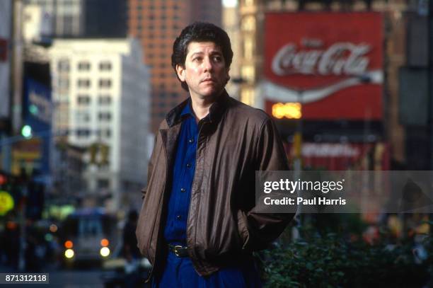 Peter Riegert actor July 18, 1989 in Times Square, New York City, New York