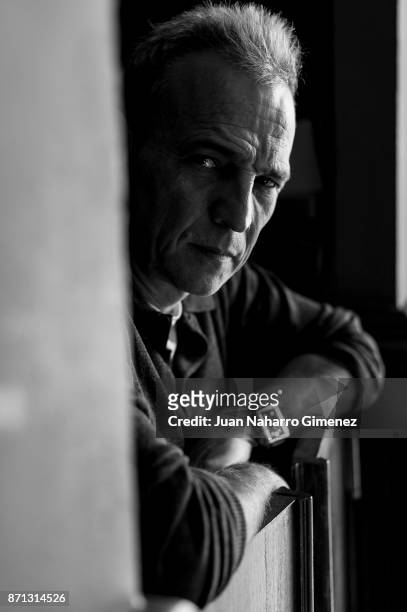 Spanish singer David Summers poses during a portrait session on November 7, 2017 in Madrid, Spain.