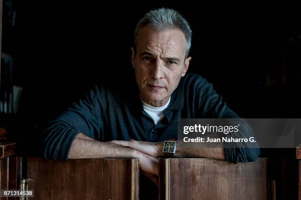 Spanish singer David Summers poses during a portrait session on November 7, 2017 in Madrid, Spain.