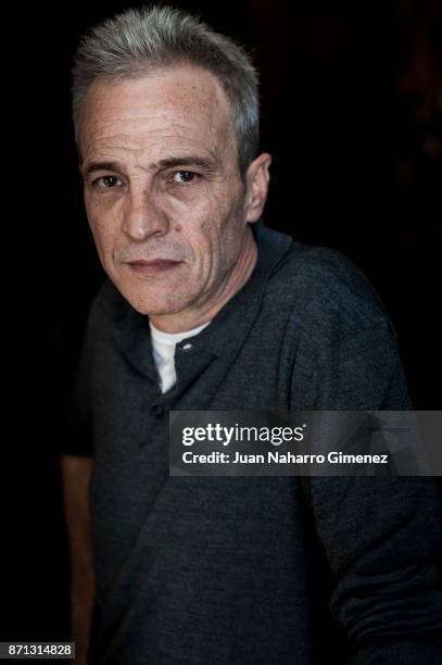 Spanish singer David Summers poses during a portrait session on November 7, 2017 in Madrid, Spain.