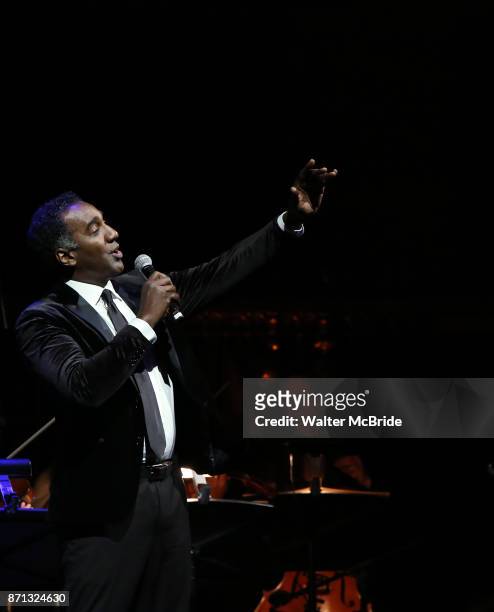 Norm Lewis on stage at the 2017 Dramatists Guild Foundation Gala presentation at Gotham Hall on November 6, 2017 in New York City.