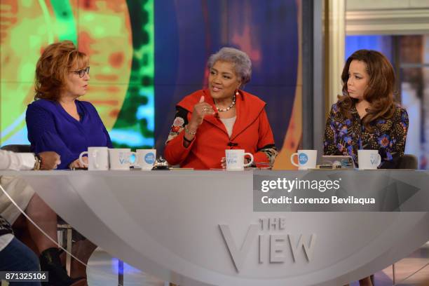 Donna Brazile is the guest, Tuesday, November 7, 2017 on Walt Disney Television via Getty Images's "The View." "The View" airs Monday-Friday on the...