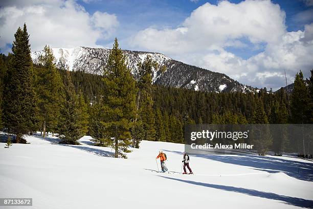 active winter sports - gallatin county montana stock pictures, royalty-free photos & images