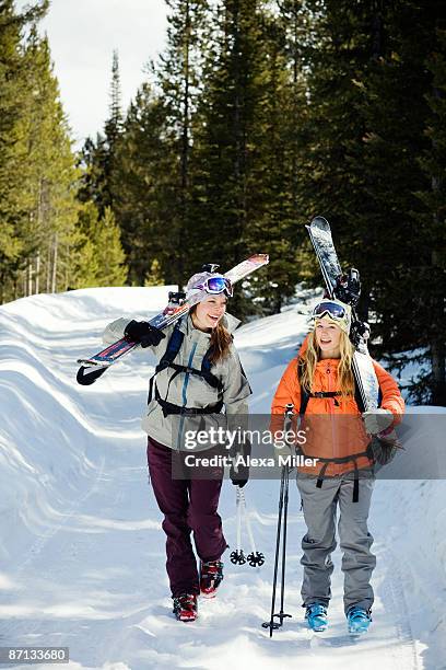 active winter sports - gallatin county montana stock pictures, royalty-free photos & images