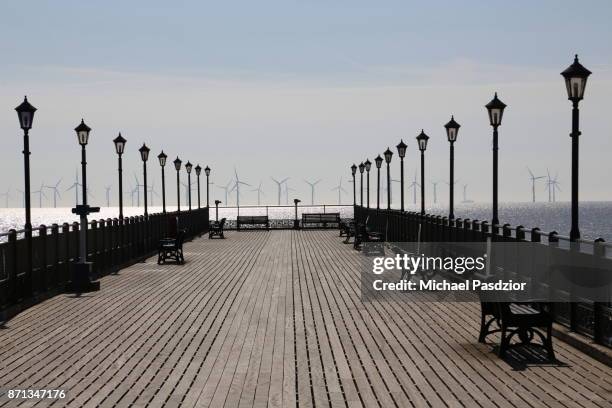 pier - skegness stock pictures, royalty-free photos & images