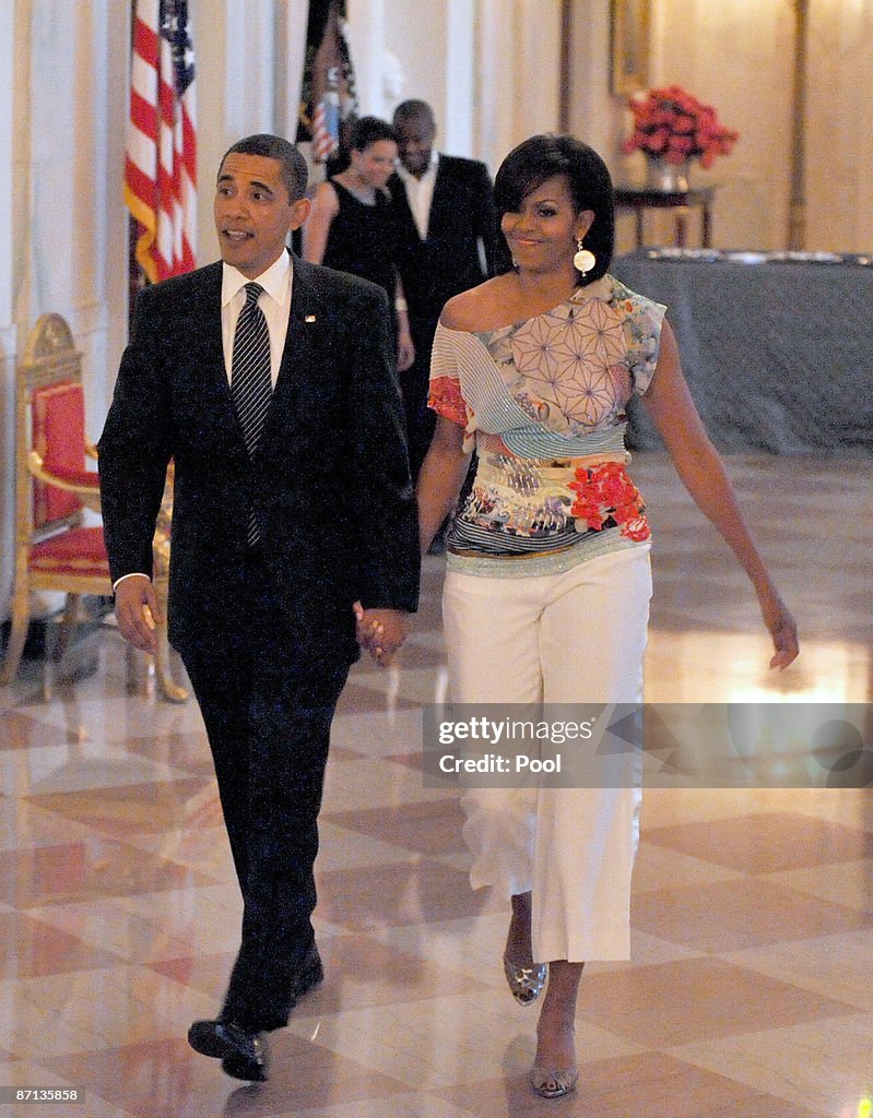 Obamas Attend Evening of Poetry, Music, and the Spoken Word