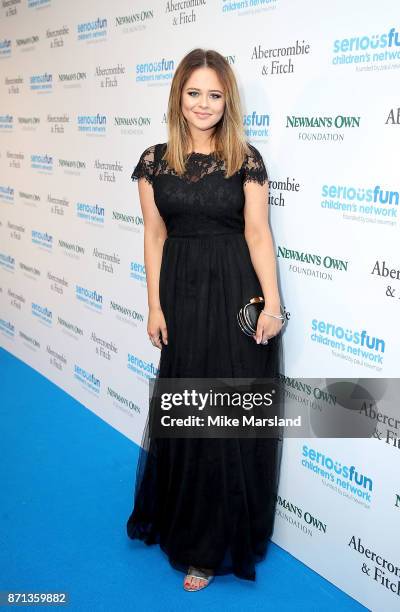 Emily Atack attends the SeriousFun London Gala 2017 at The Roundhouse on November 7, 2017 in London, England.