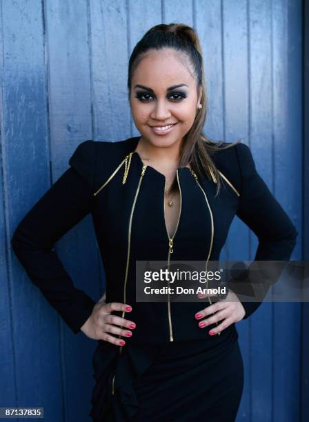Jessica Mauboy arrives for the ARIA Chart Awards 2009 at Doltone House on May 13, 2009 in Sydney, Australia.