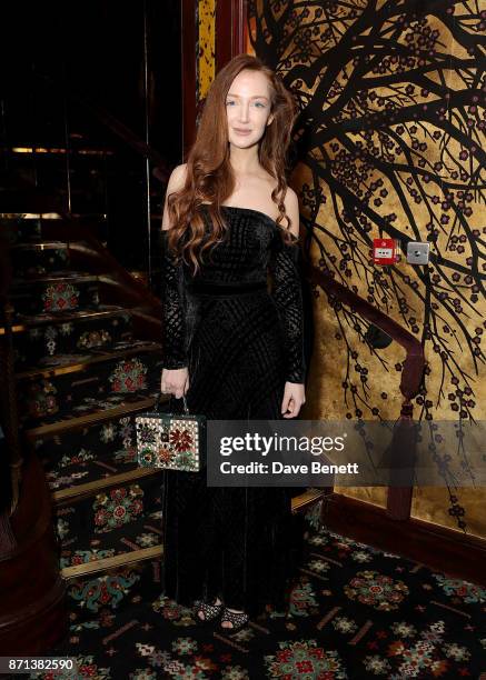 Olivia Grant attends the Richard James 25th Anniversary event hosted by Richard James, Charles S Cohen and Sean Dixon at Loulou's on November 7, 2017...