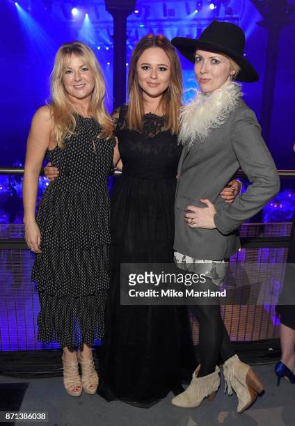 Sarah Hadland, Emily Atack and Jakki Healy attend the SeriousFun London Gala 2017 at The Roundhouse on November 7, 2017 in London, England.