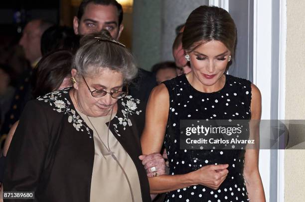 Israeli President Reuven Rivlin and wife Nechama Rivlin offer a reception in honour of King Felipe VI of Spain and Queen Letizia of Spain at El Pardo...